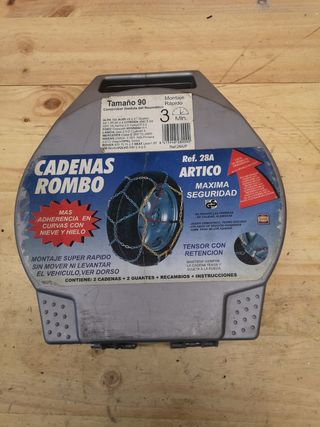 Cadenas para nieve