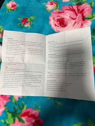 Sistema audio portatil