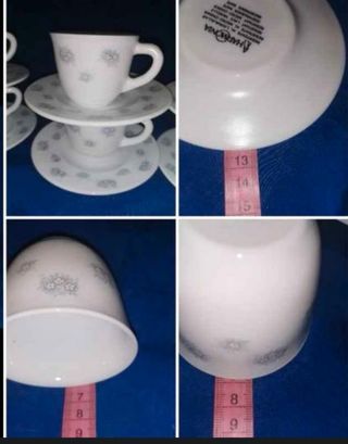 LEER PRECIO!! Tazones, lechera y tazas café Clesa