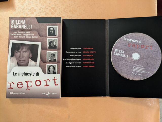 Libri e DVD di Santoro e Gabanelli Report