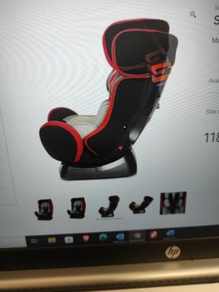 Silla coche bebe reclinable. 0+/1/2