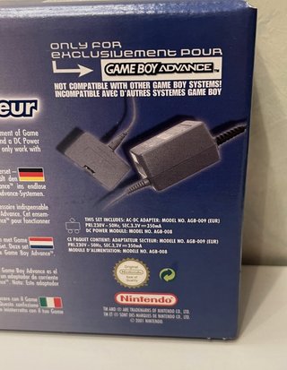 Cargador original más batería GAMEBOY Ad