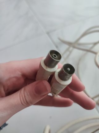 Cables antena televisión