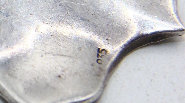 Esclusiva spilla antica argento marcasite