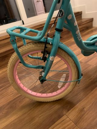 Bicicleta para niña azul turquesa Arca Nogan