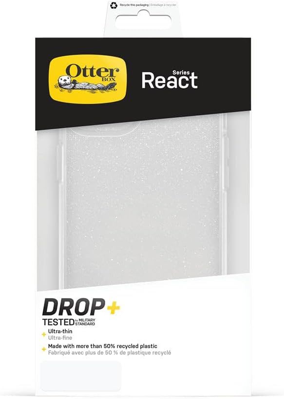 Custodia per iPhone 15 Plus/14 Plus, trasparente lucida