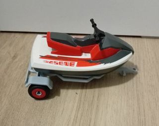 Moto y remolque Playmobil