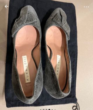 Zapatos salón piel Pura López