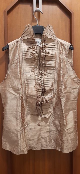 Sottogiacca Nara Camicie color oro seta 100%