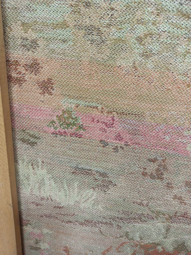 Tapiz gigante antiguo francés años 40