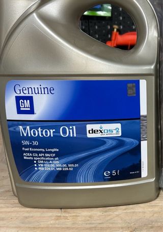 General Motor 5W30 - Aceite de motor Dexos 2