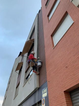 Trabajos en alturas , alpinismo