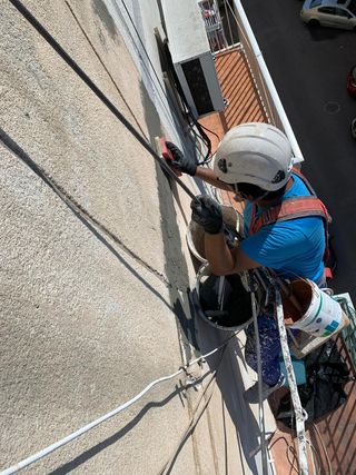 Trabajos en alturas , alpinismo