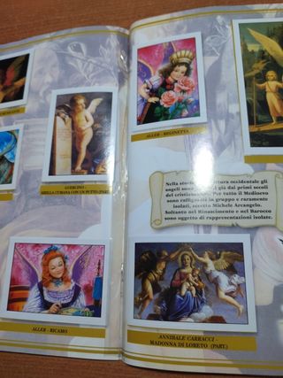 Album Angeli figurine completo Rovinato