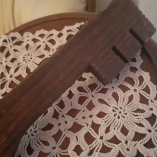 Porta chiavi in legno anni 70