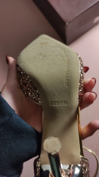 Tacchi color champagne