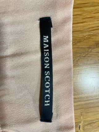 Falda negra de tubo Maison Scotch