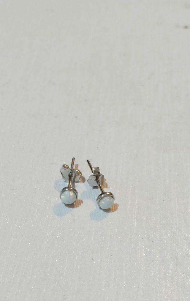 Mini pendientes de plata