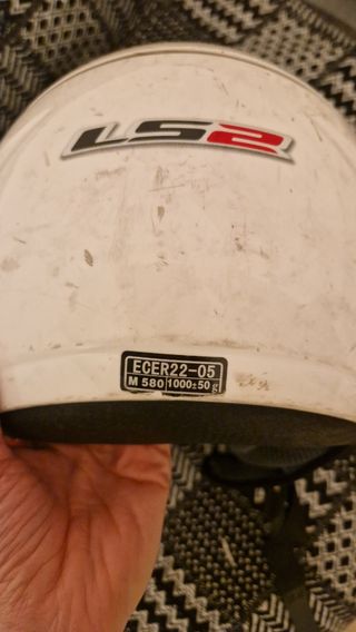 Casco LS2 abierto
