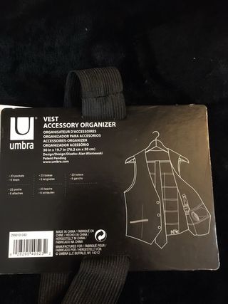 Chaleco organizador Joyas Umbra