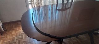 Mesa extensible comedor largo de 165 hasta 239 cm.