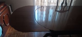 Mesa extensible comedor largo de 165 hasta 239 cm.