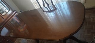 Mesa extensible comedor largo de 165 hasta 239 cm.