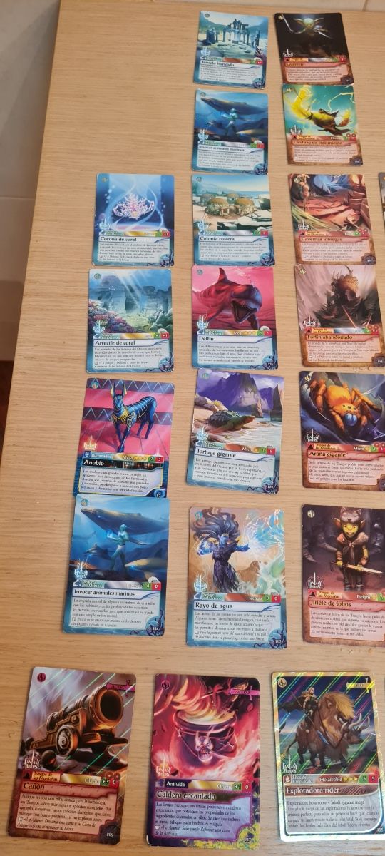 Cartas Fantasy riders.