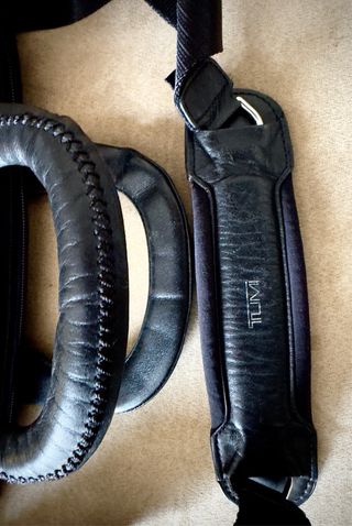 Maletín Tumi (cuero y tela)  