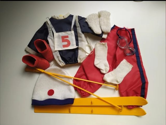 Nancy esquiadora años 70 conjunto