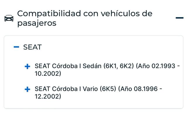 Bombin SEAT Cordoba