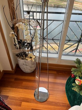 Lampara de pie metal decoración