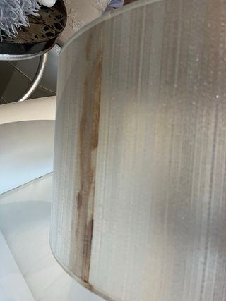 Lampara de pie metal decoración