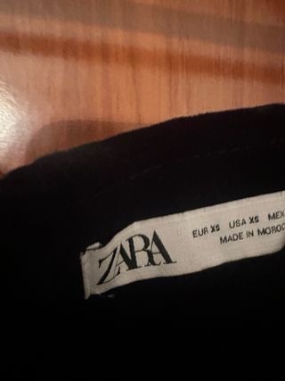 Falda terciopelo zara xs