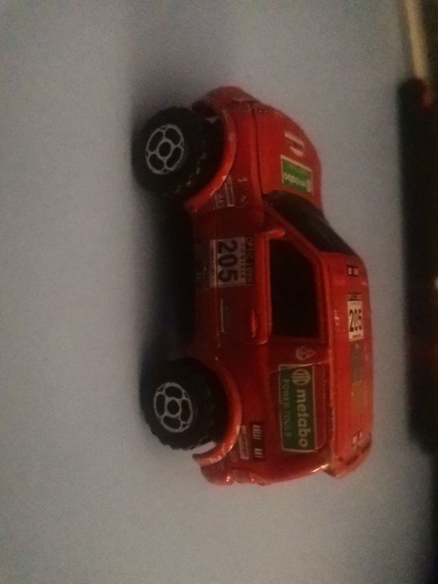 Mistubishi pajero majorette 1/56 rossa e bianca