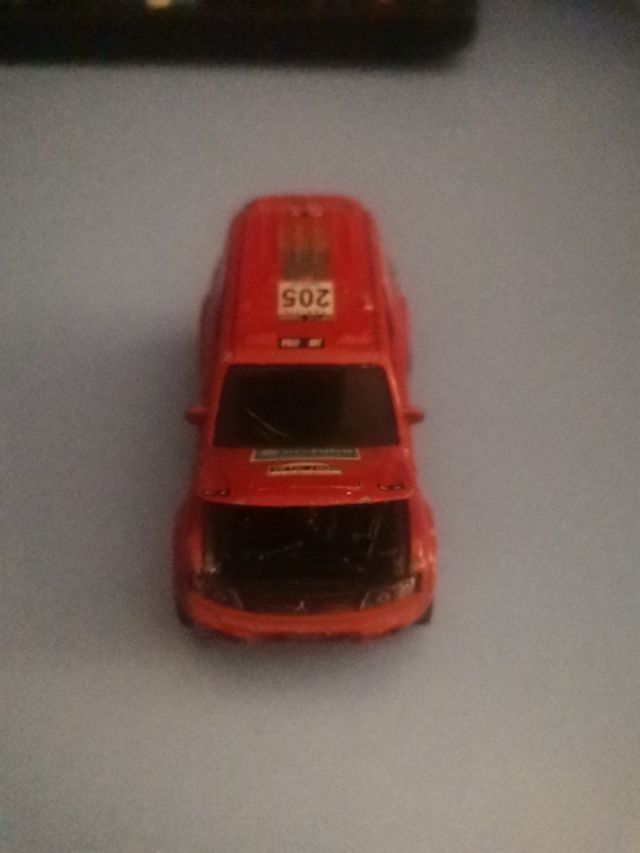 Mistubishi pajero majorette 1/56 rossa e bianca