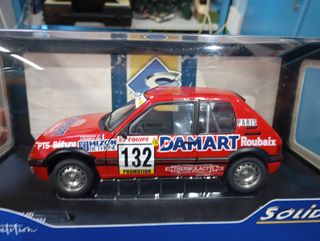Modellino auto rally 1:18 Peugeot 205 Gt