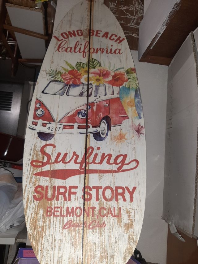 Tabla de surfing decoracion