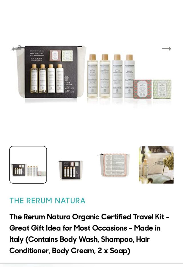 Kit de viaje para cuidado de cuerpo/cabello