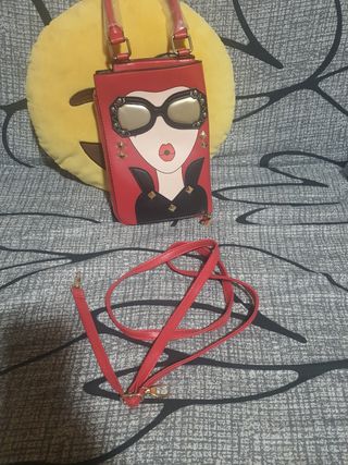 Bolso rojo mujer