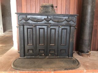 Chimenea/Estufa hogar de leña, de hierro fundicion