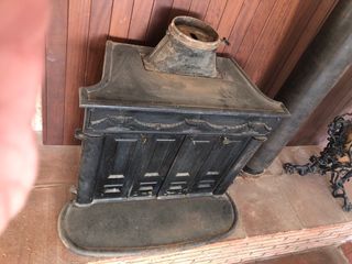 Chimenea/Estufa hogar de leña, de hierro fundicion