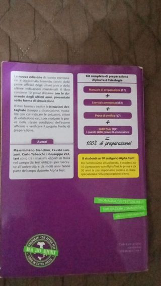 Alpha test psicologia