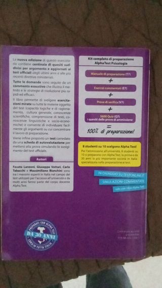 Alpha test psicologia