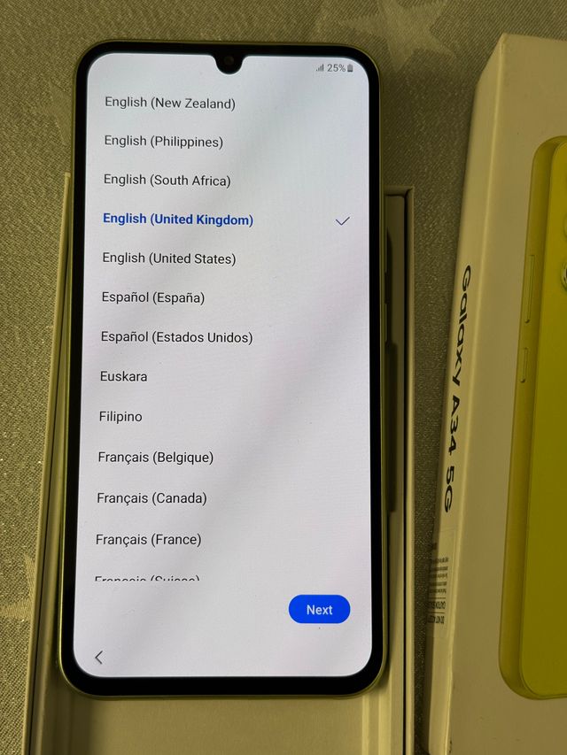 Samsung a34 256gb con garantia