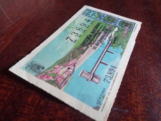 Décimo Lotería Nacional sorteo 26 junio 1973. 