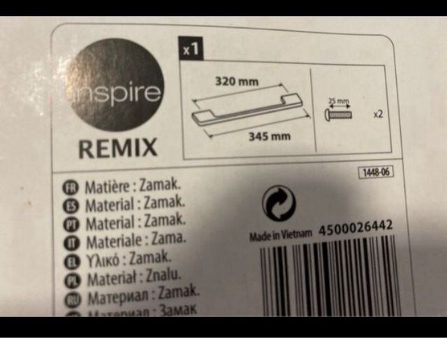 TIRADOR ARMARIO BAÑO COCINA