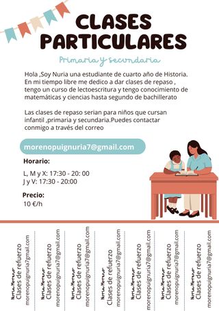 Clases particulares- Primaria y secundaria