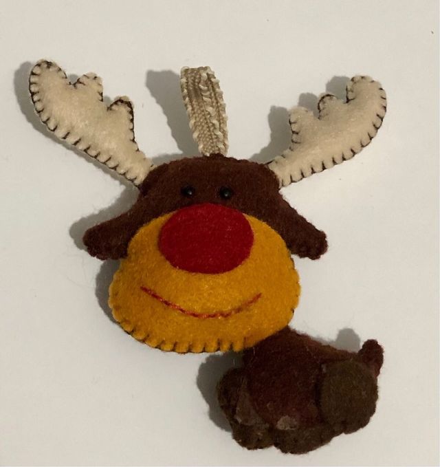 Renna da appendere all’albero di Natale