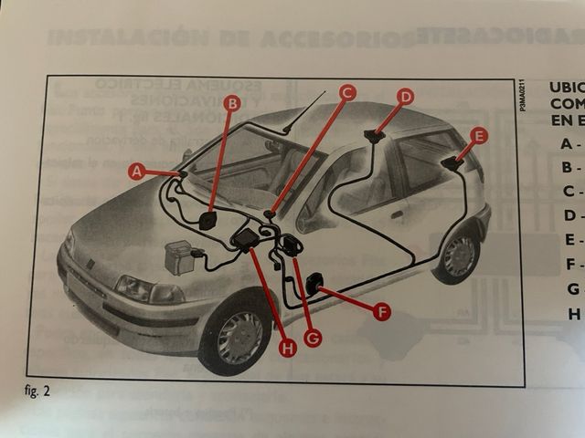 Libro usuario FIAT PUNTO 1 generacion
